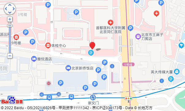 北京医院地理位置图图片